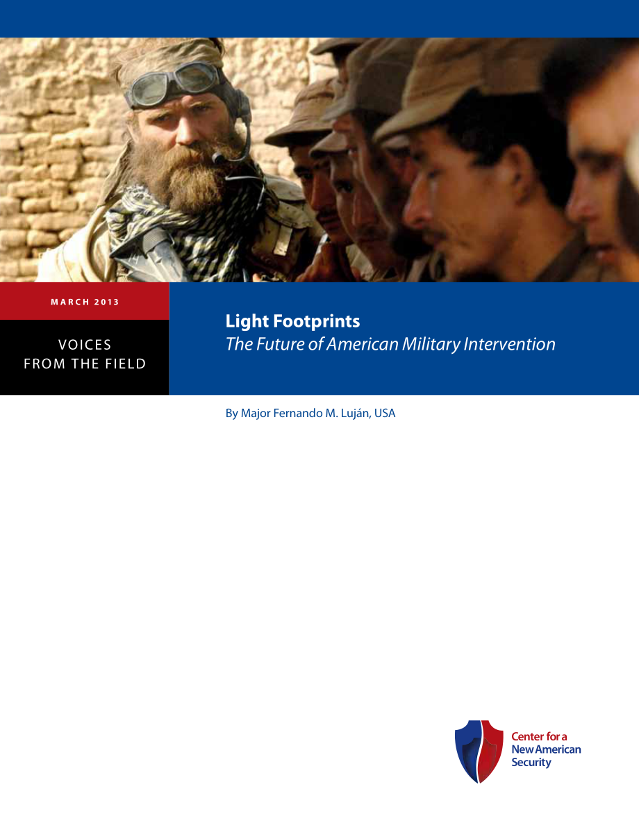 轻脚印 美国军事干预的未来[20130307].pdf_第1页