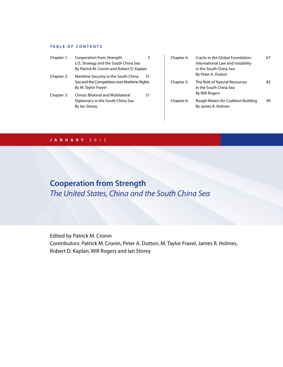 来自实力的合作 美国、中国和南中国海[20120109].pdf_第3页