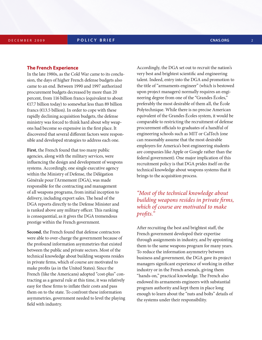 智能国防收购 借鉴法国采购改革[20091209].pdf_第2页