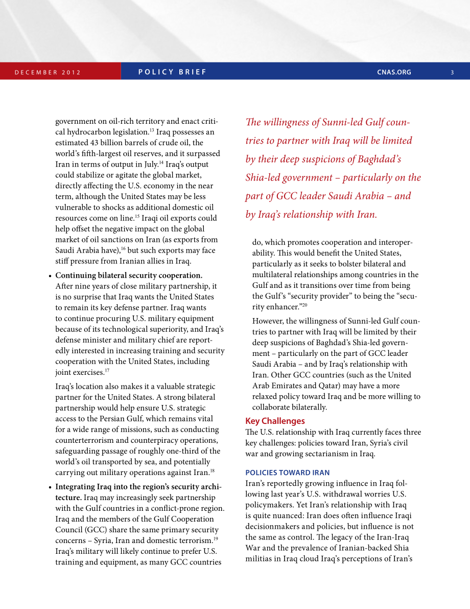 振兴伙伴关系 美国与伊拉克撤军一年后[20121214].pdf_第3页