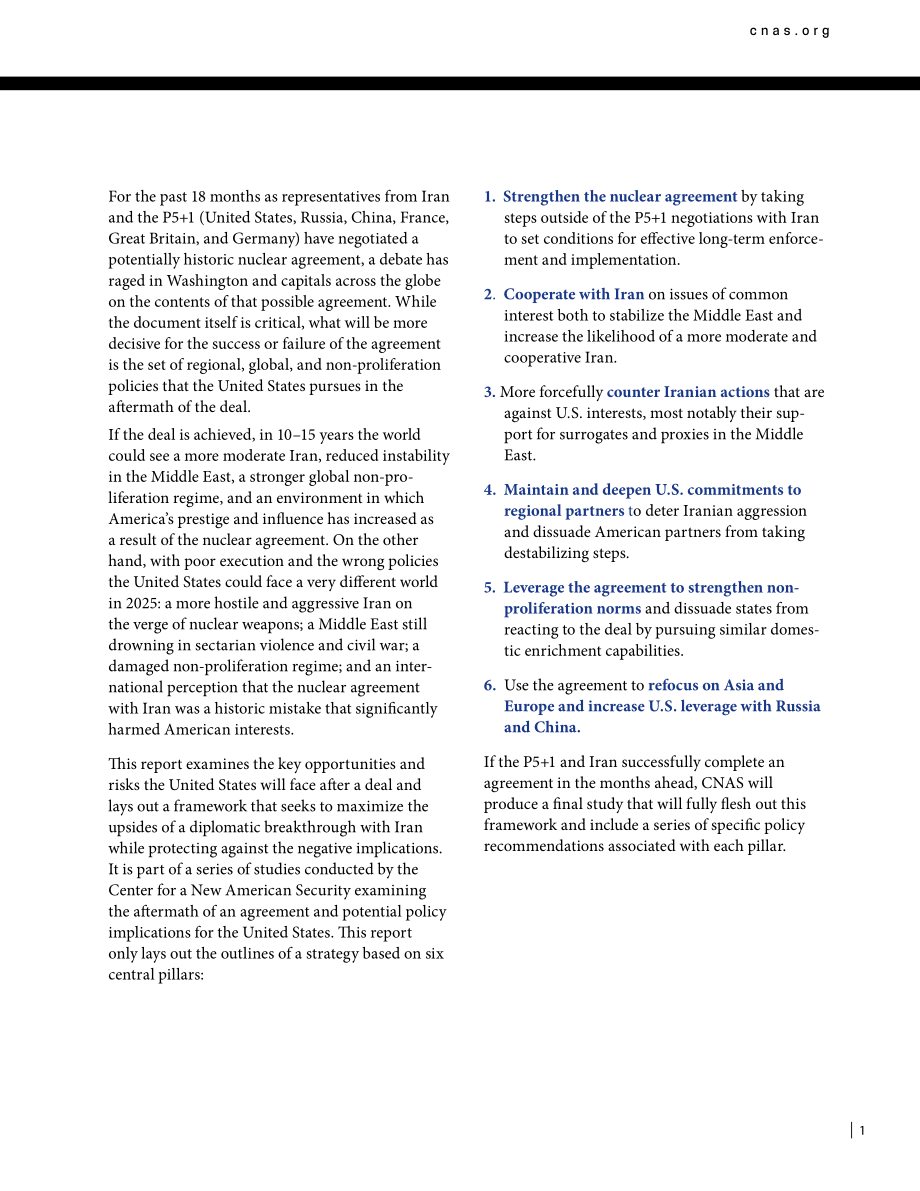 与伊朗达成协议后的美国战略 抓住机遇管理风险[20150615].pdf_第3页