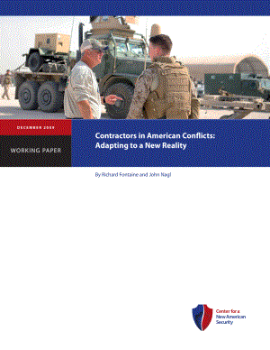 美国冲突中的承包商 适应新的现实[20091216].pdf