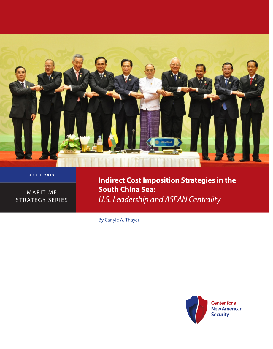 南海间接成本征收策略 美国领导层和东盟中心地位[20150424].pdf_第1页
