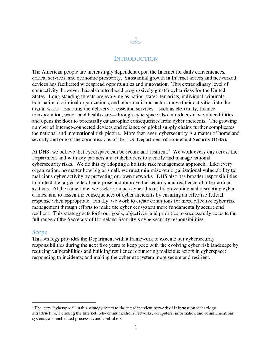 美国国土安全部网络空间安全战略2018.pdf_第3页