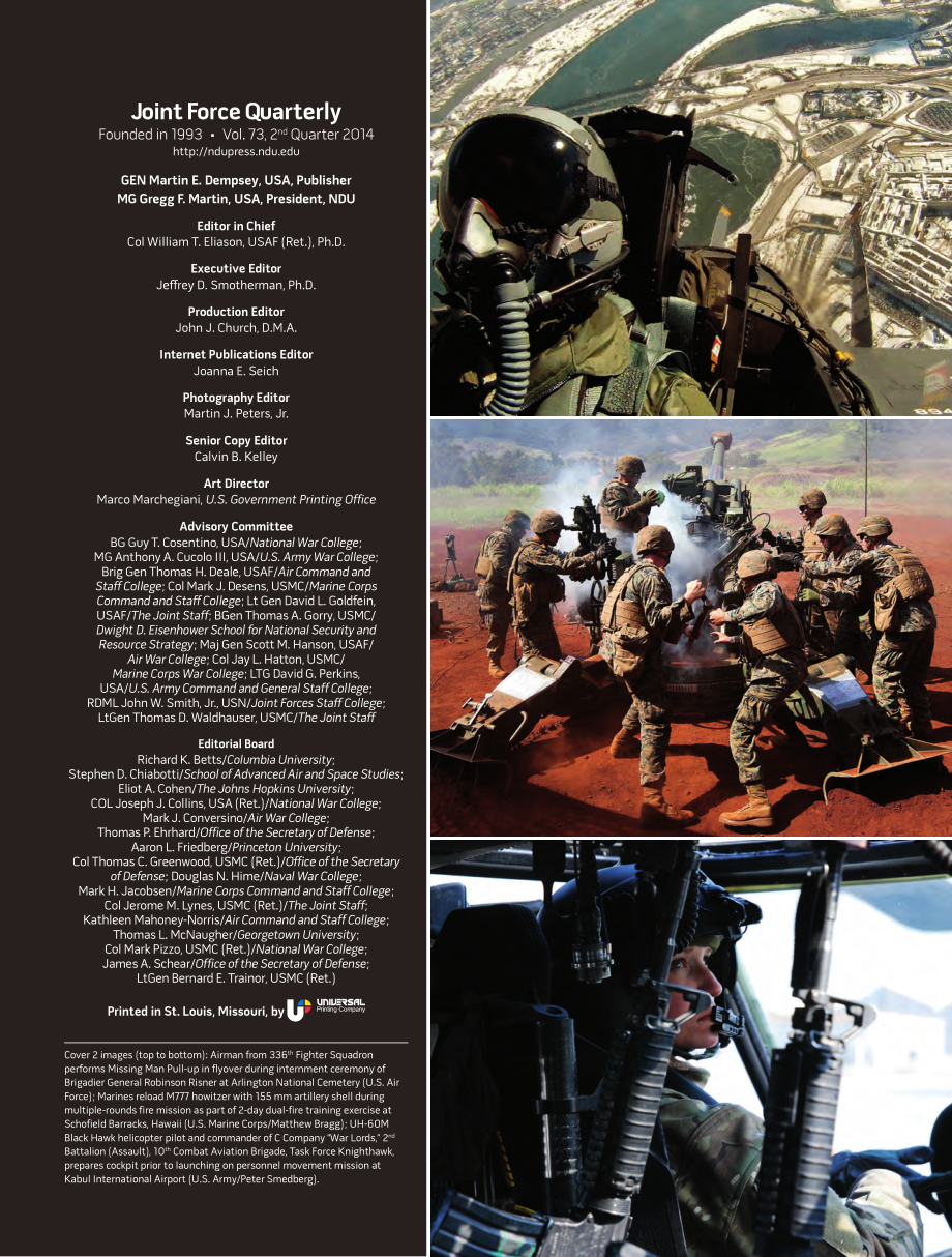 联合部队季刊 JFQ-73.pdf_第2页