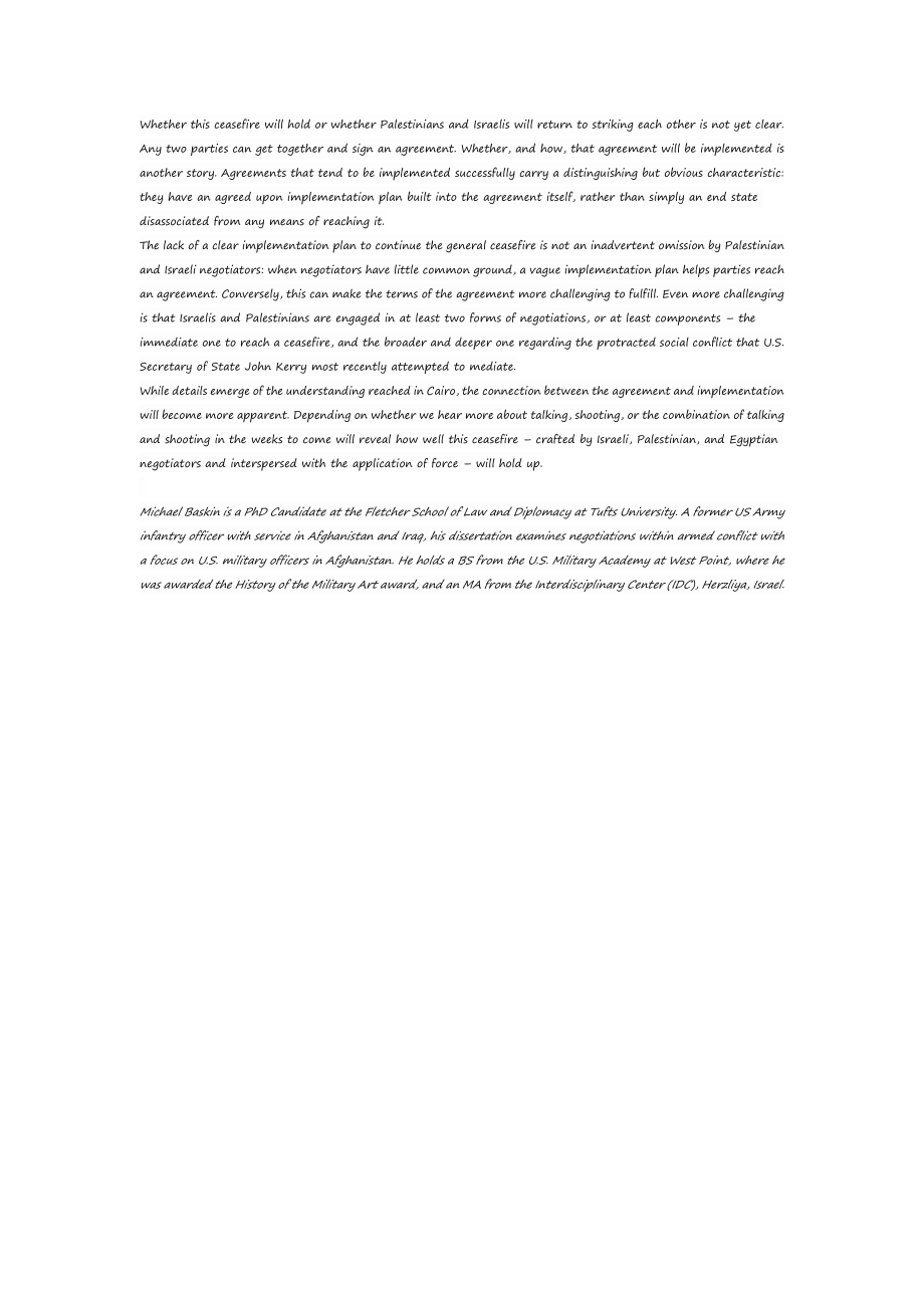 实现加沙停火：开罗的谈话与枪声_第3页
