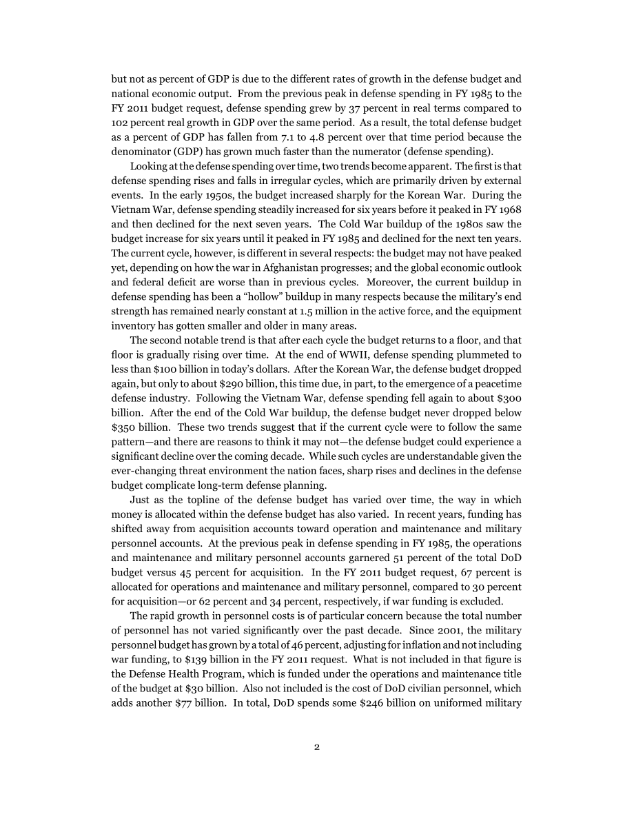 CSBA_20100930_国防部计划.pdf_第2页