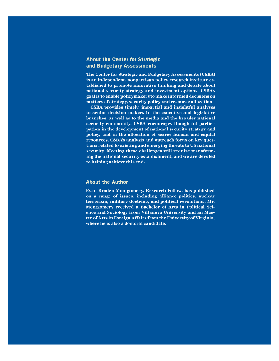 CSBA_20100111_长期防御规划：场景、作战概念和未来安全环境.pdf_第2页