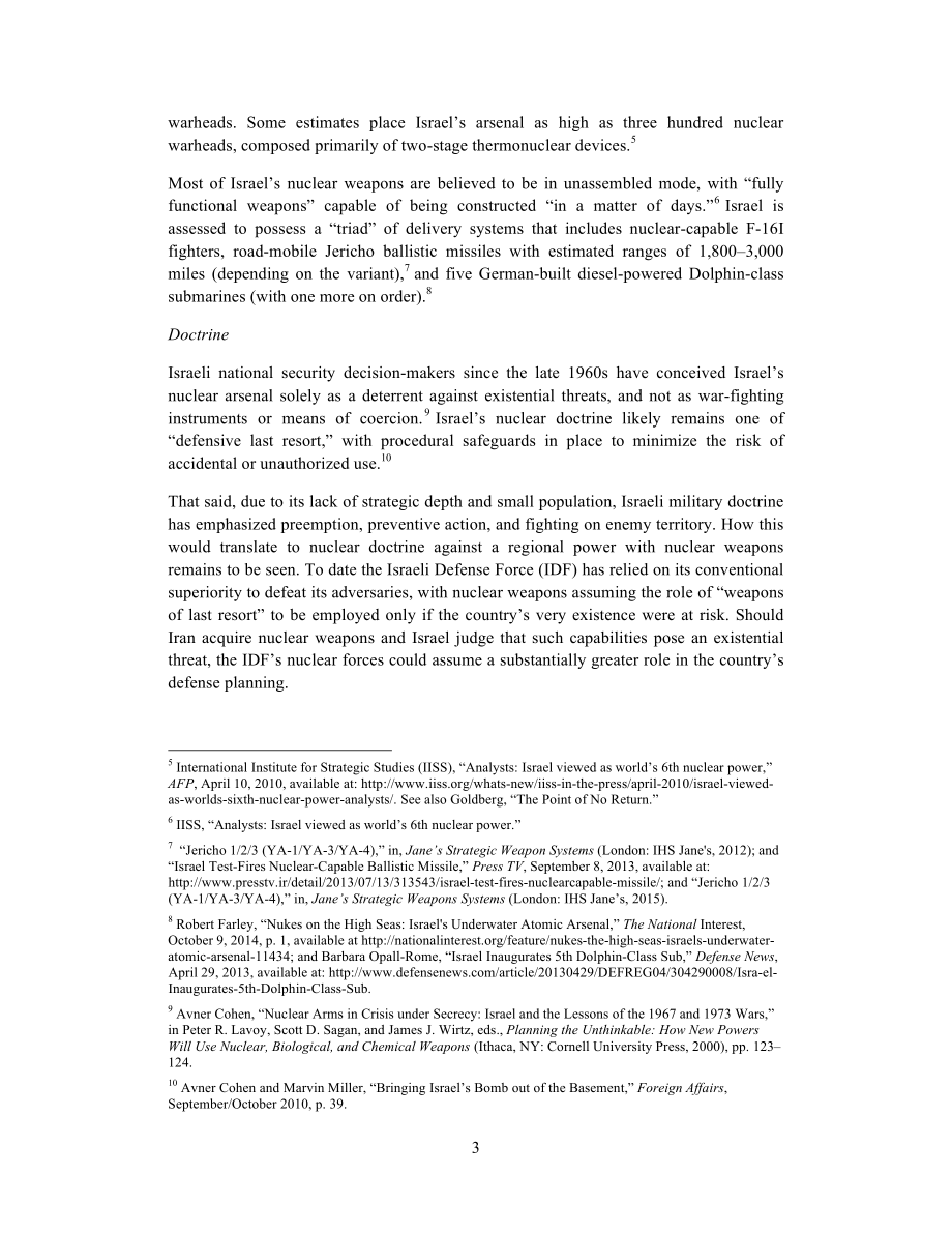 CSBA_20150303_中东日益增长的核能力及其对美国安全的影响.pdf_第3页