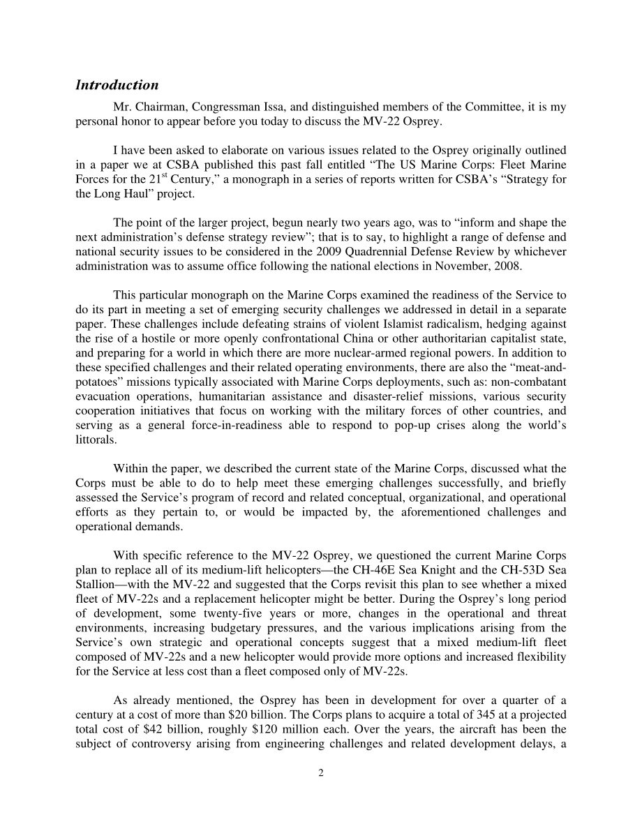 CSBA_20090623_Mv-22鱼鹰的未来.pdf_第2页