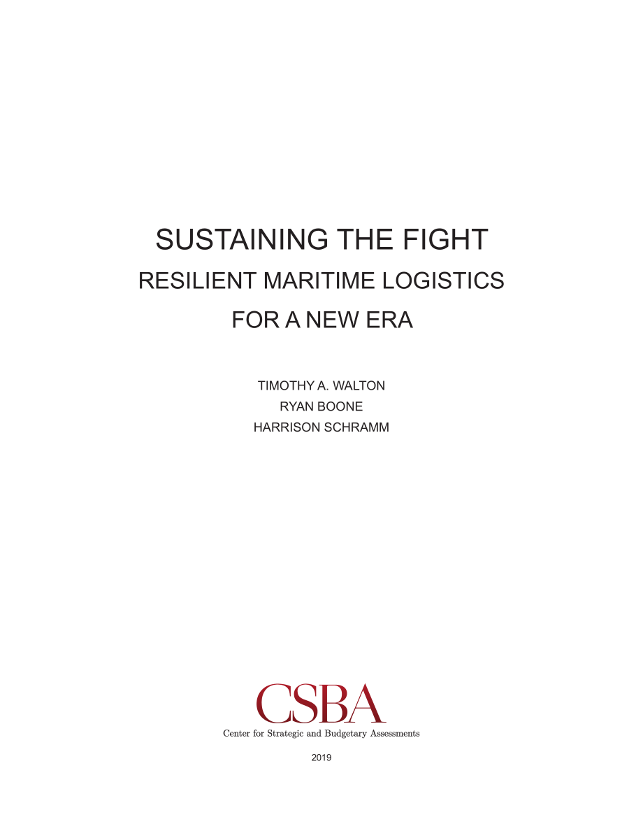CSBA_20190423_持续战斗：适应新时代的弹性海上物流.pdf_第3页