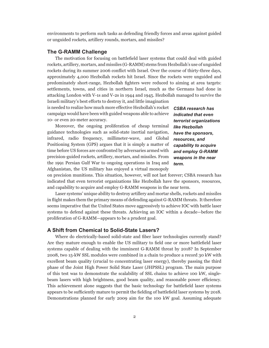 CSBA_20090105_战场定向能的近期前景.pdf_第2页