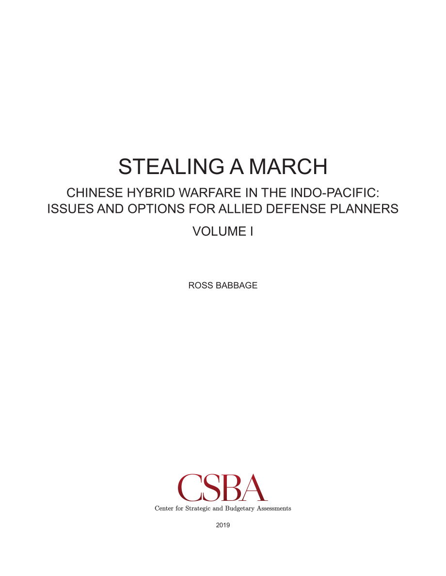 CSBA_20190724_偷走三月：中国在印度洋-太平洋的混合战争;盟军防御计划者的问题和选择.pdf_第3页