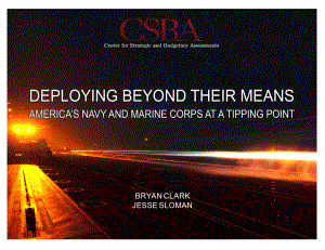CSBA_20151118_超出预算的部署：美国海军和海军陆战队处于临界点.pdf