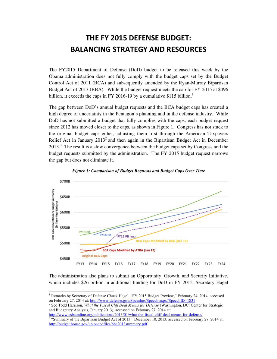 CSBA_20140303_2015财年国防预算：平衡战略和资源.pdf_第2页