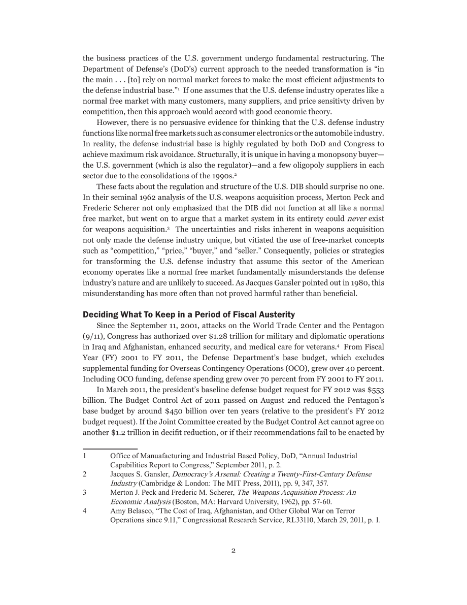 CSBA_20111024_国防工业基地：国家安全的当务之急.pdf_第2页