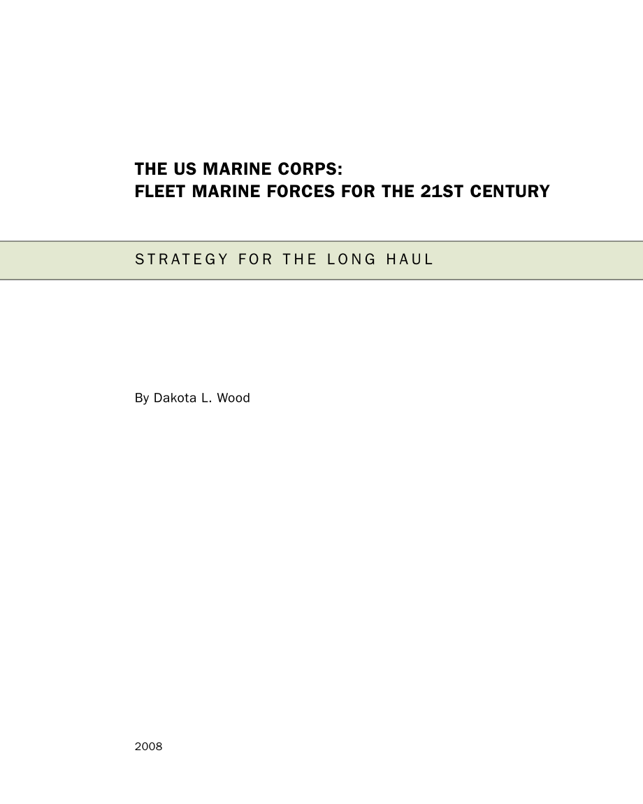 CSBA_20081117_美国海军陆战队：21世纪的海军舰队.pdf_第3页