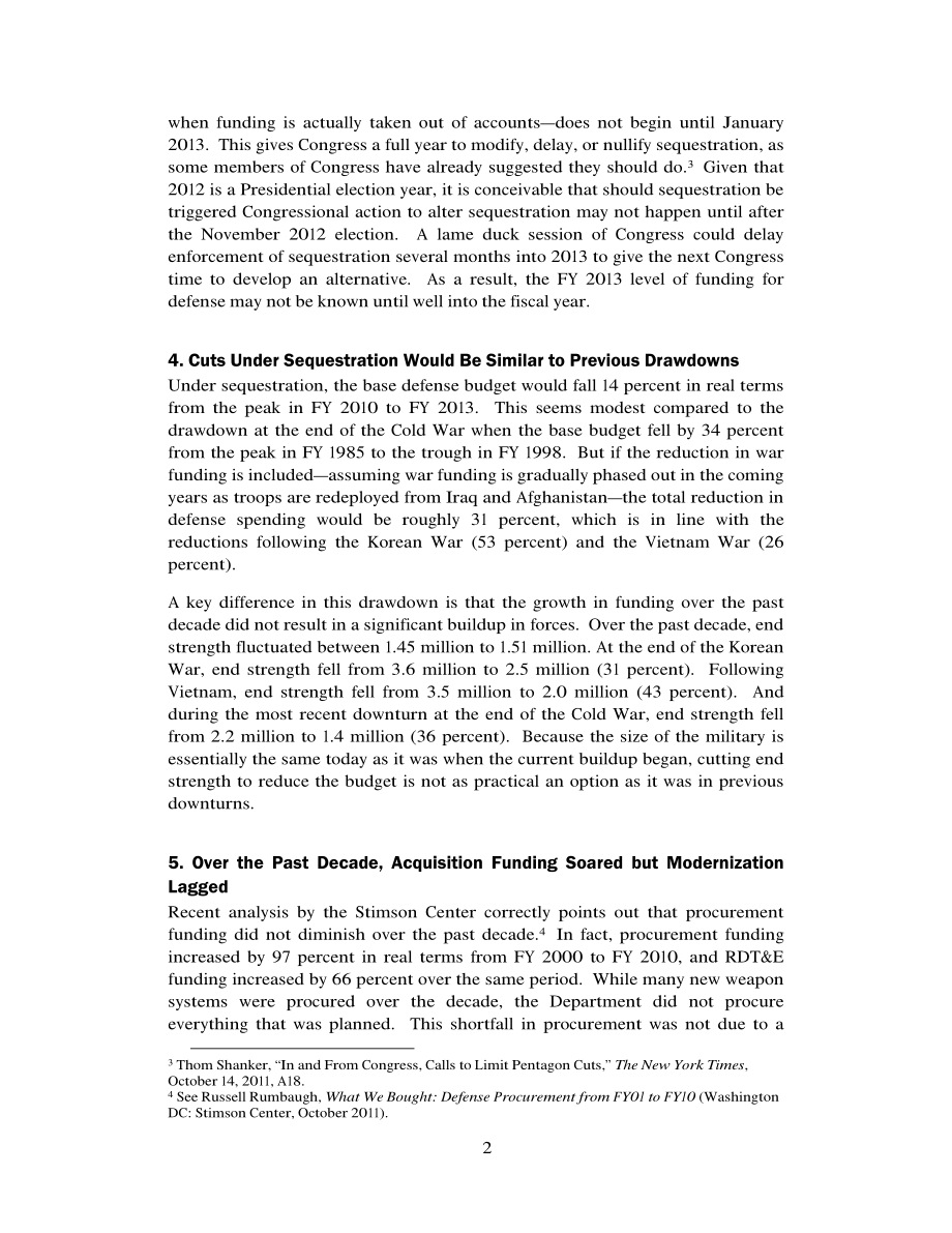 CSBA_20111102_关于防御和封存的五个事实.pdf_第2页