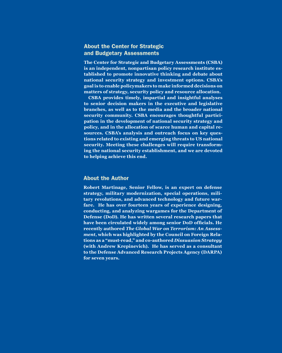 CSBA_20081117_特种部队：未来的挑战和机遇.pdf_第2页