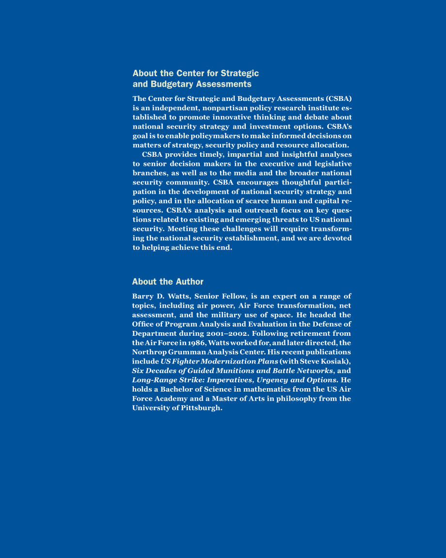 CSBA_20081015_美国国防工业基地:过去、现在和未来.pdf_第2页