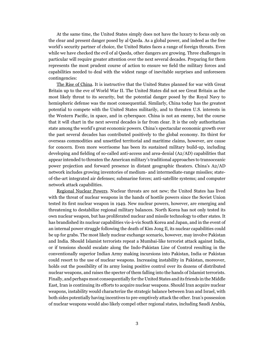 CSBA_20110913_911事件十年后美国国防和军队的未来.pdf_第3页