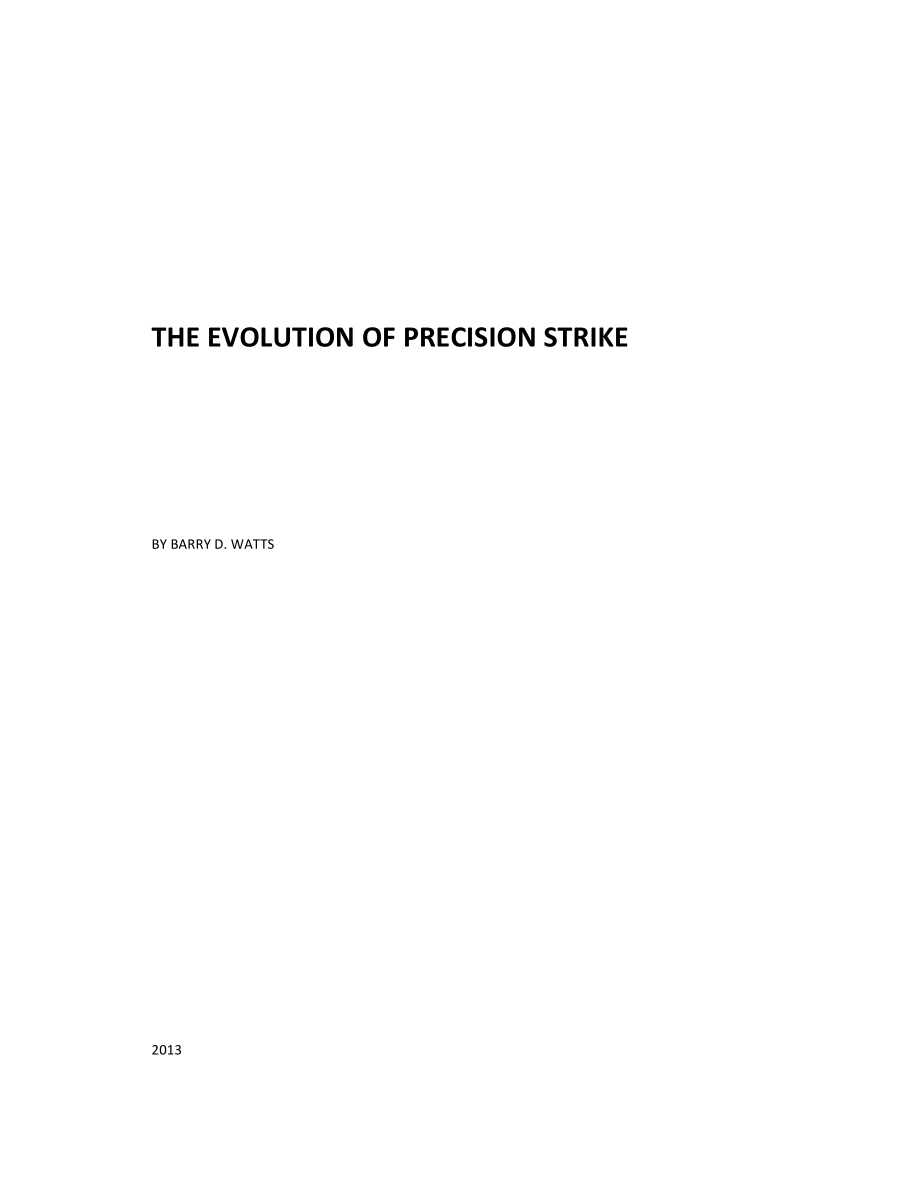 CSBA_20130806_TheEvolutionofPrecisionStrike精确打击的演变.pdf_第3页