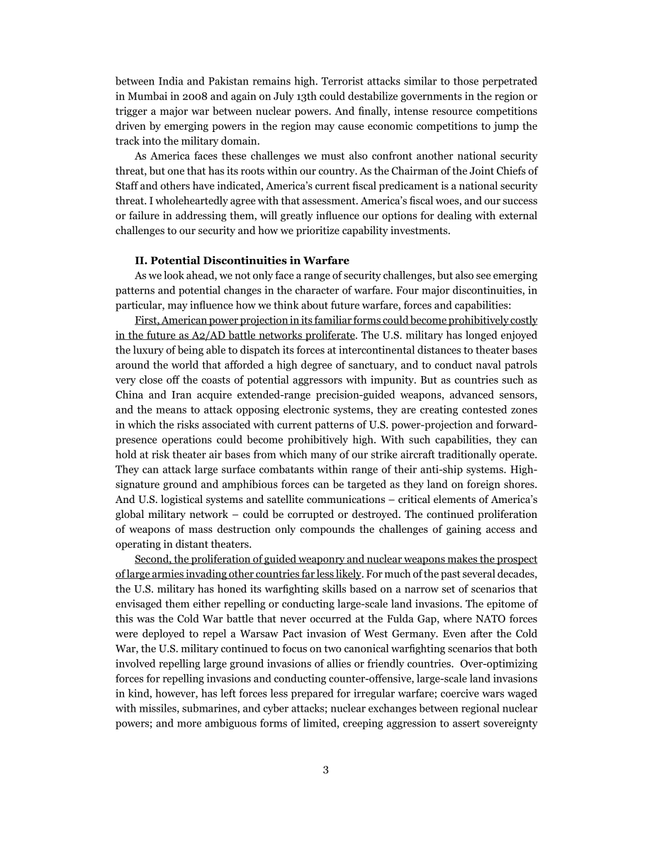 CSBA_20110726_美国国防部应对新威胁的技术和能力投资.pdf_第3页