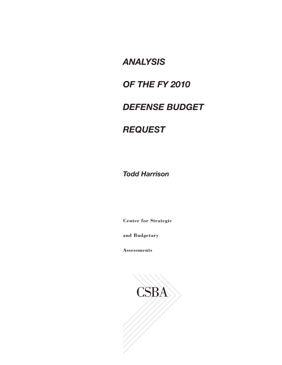 CSBA_20090812_2010财年国防预算请求分析.pdf_第3页
