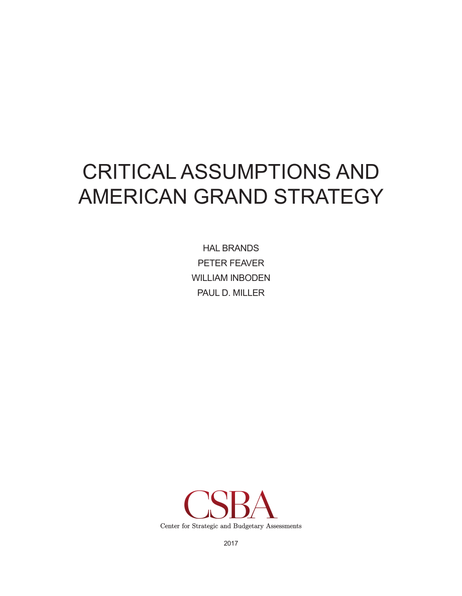 CSBA_20170324_批判性假设与美国大战略.pdf_第3页