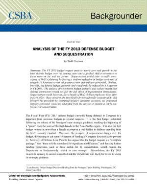 CSBA_20120824_2013财年国防预算和自动减支分析.pdf