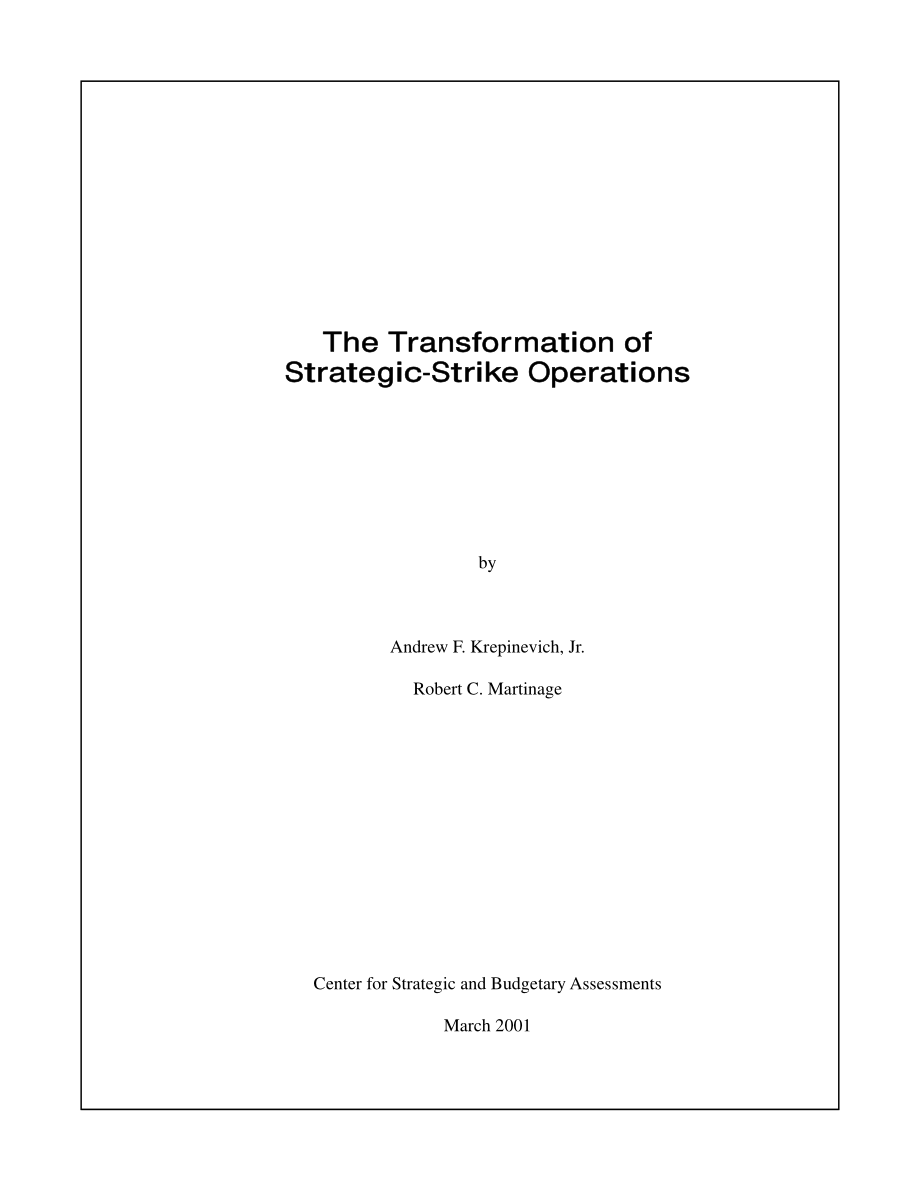CSBA_20010301_战略打击行动的转变.pdf_第3页