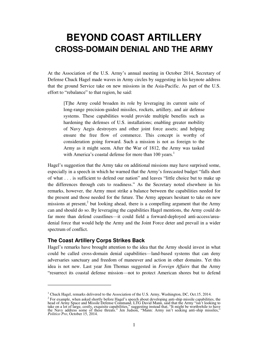 CSBA_20141029_超越海岸炮兵：跨域否认和军队.pdf_第2页
