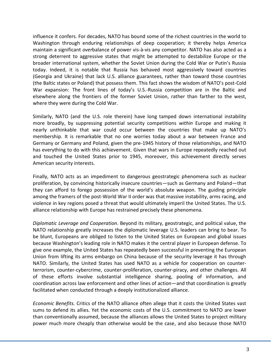 CSBA_20190326_在众议院外交事务委员会关于跨大西洋联盟的起源和持久价值的声明.pdf_第3页