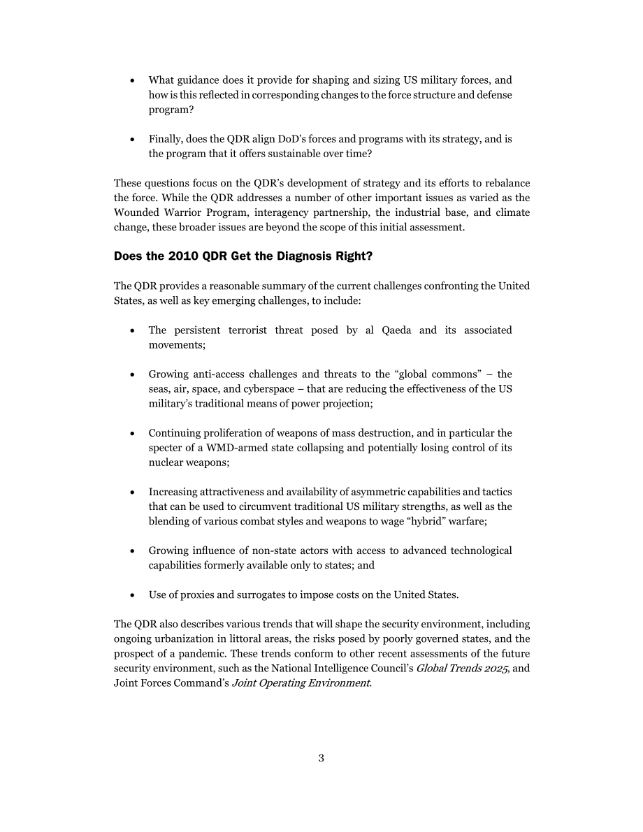 CSBA_20100201_2010年四年防务评估：初步评估.pdf_第3页
