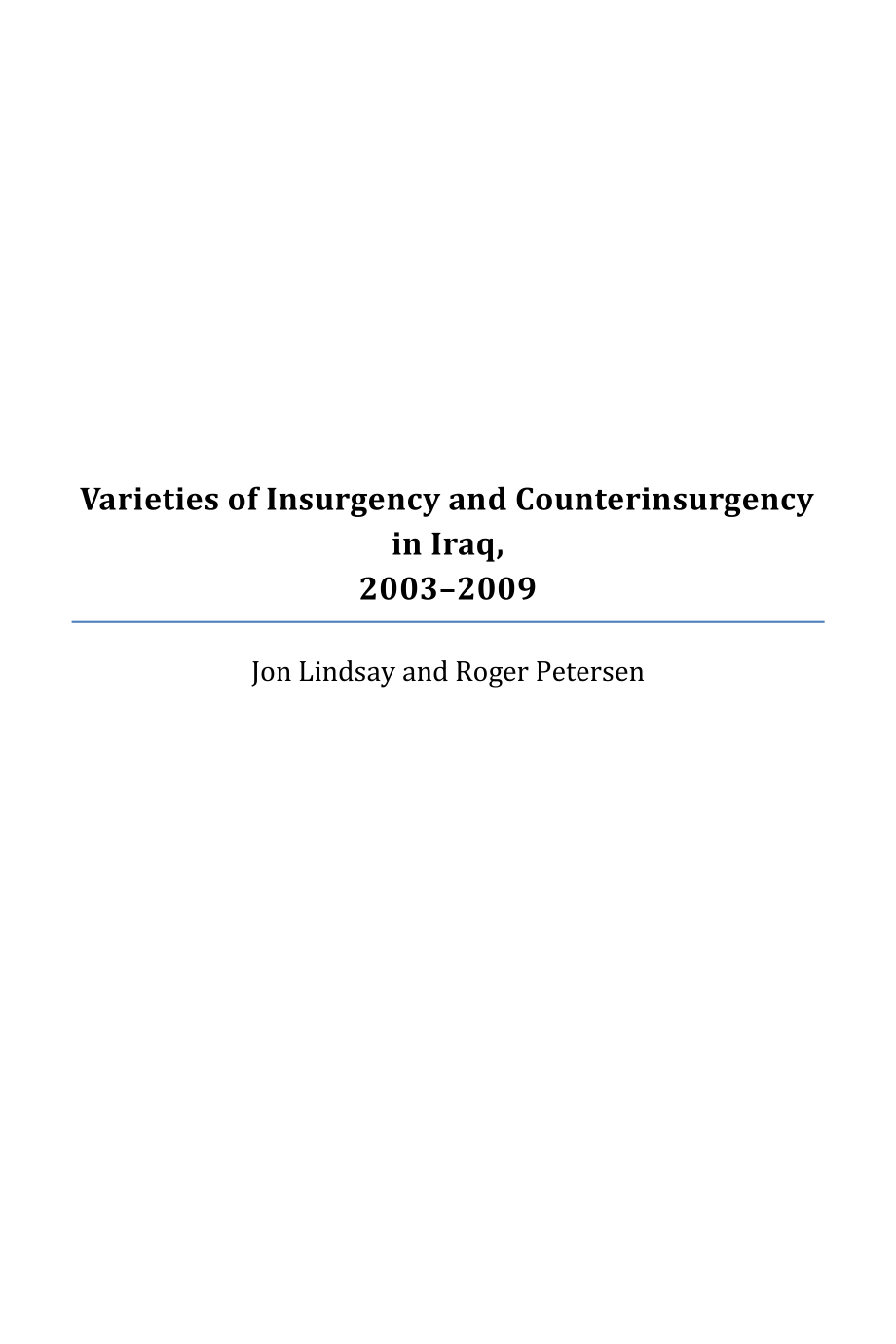 2003-2009年伊拉克叛乱和反叛乱的种类.pdf_第2页