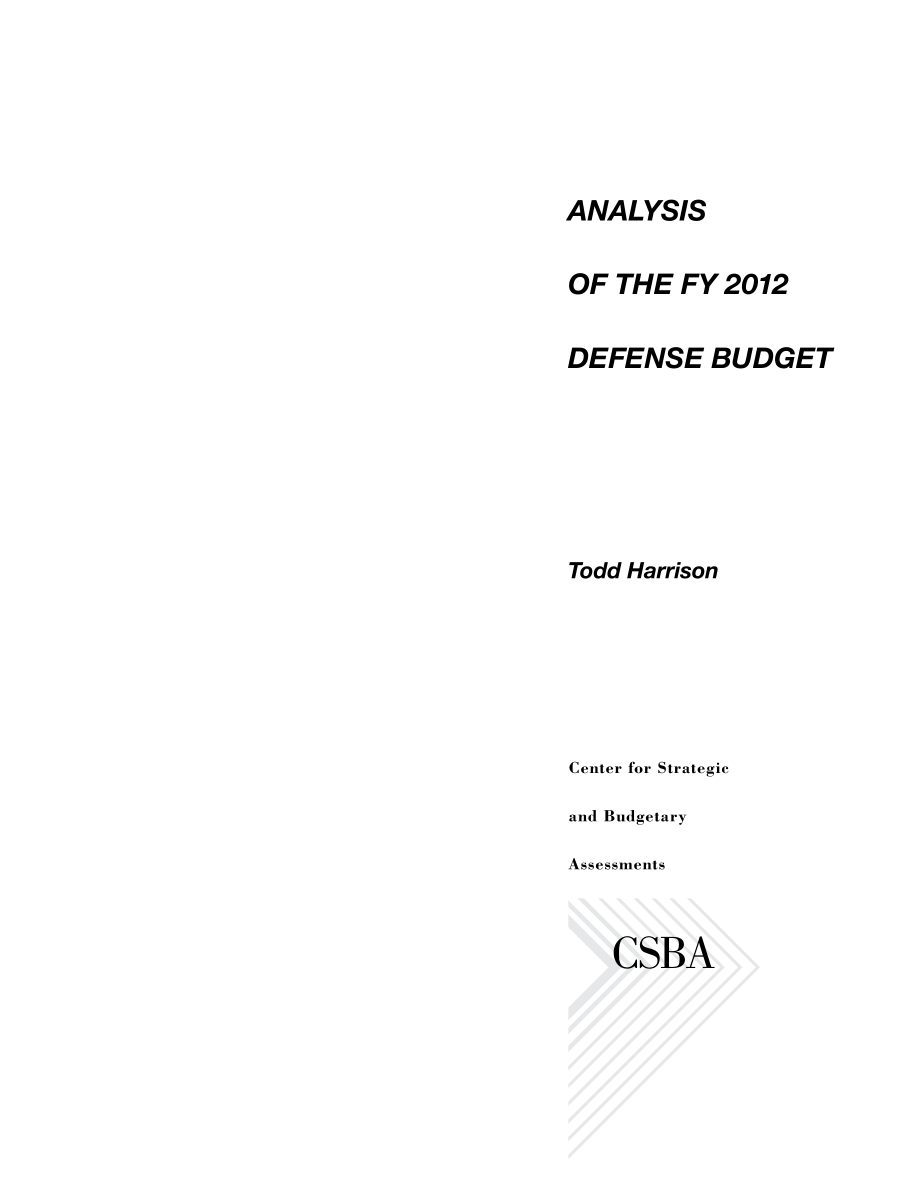 CSBA_20110715_2012财年国防预算分析.pdf_第3页