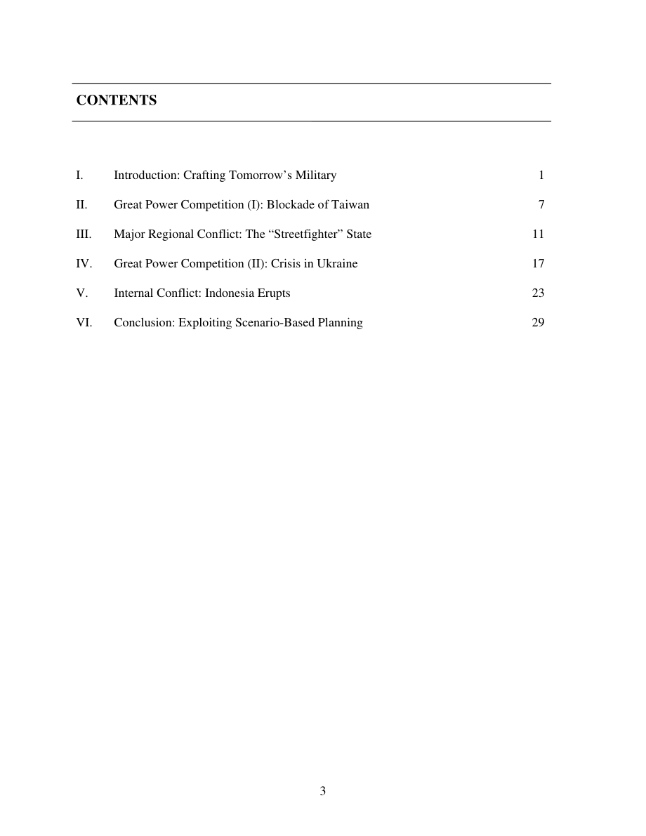 CSBA_19961001_2016年冲突环境：基于情景的方法.pdf_第3页