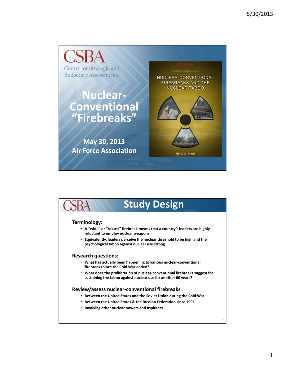 CSBA_20130418_核——常规防火墙和核禁忌.pdf_第1页