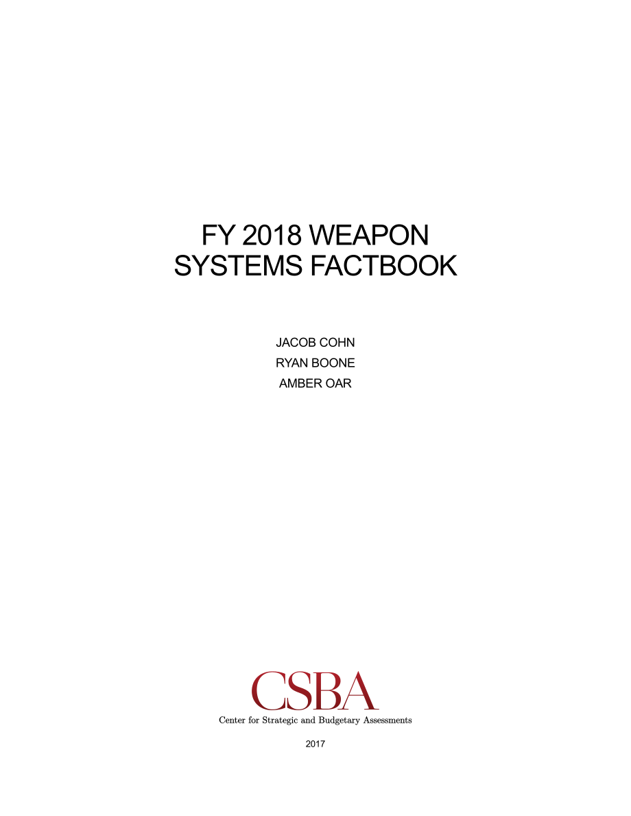 CSBA_20171027_2018财政年度武器系统概况.pdf_第3页