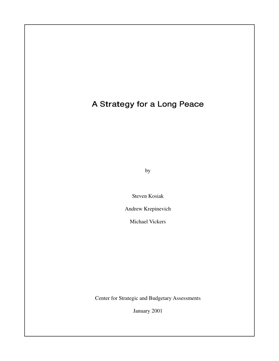 CSBA_20010112_长期和平战略.pdf_第3页