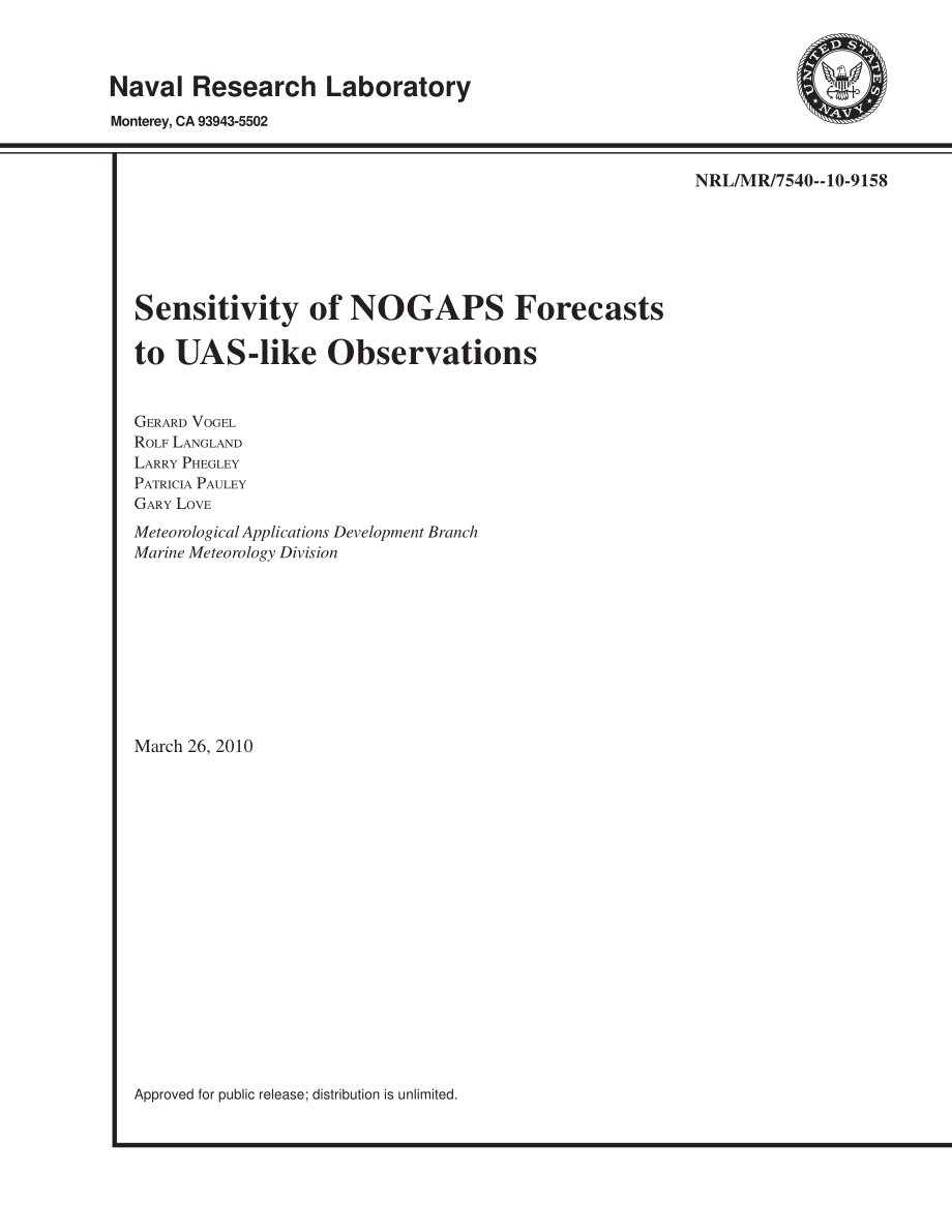 ADA521564_NOGAPS预测对类UAS观测的敏感性_第1页