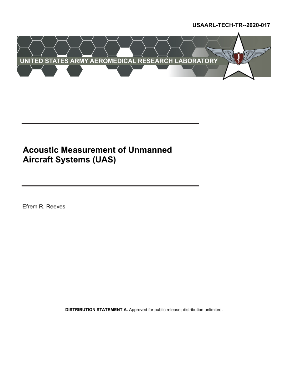 AD1099043_无人驾驶飞机系统 (UAS) 的声学测量_第1页