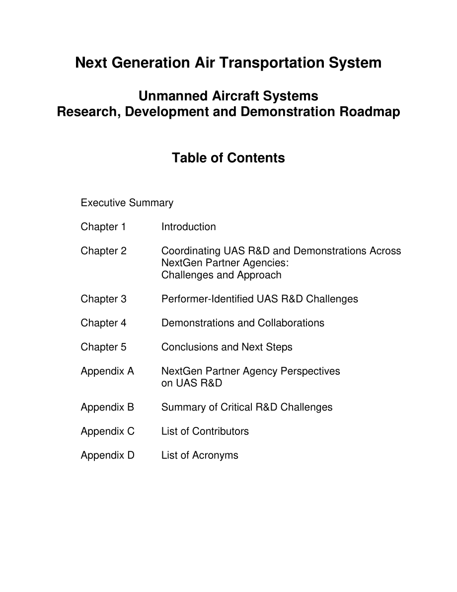 下一代航空运输系统无人机系统研究、开发与演示路线图_第3页