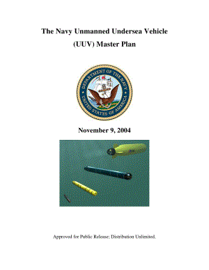 美国海军无人潜水器（UUV）总计划（11月9日2004年）