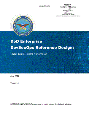 国防部企业 DevSecOps 参考设计 CNCF 多集群 Kubernetes.pdf