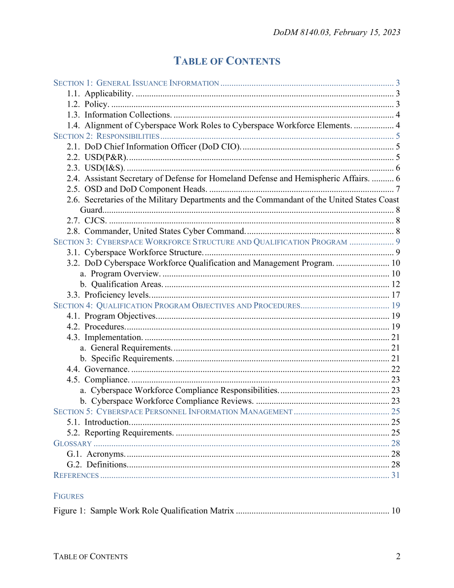 DoDM 8140.03 网络空间工作人员资格与管理计划.pdf_第2页
