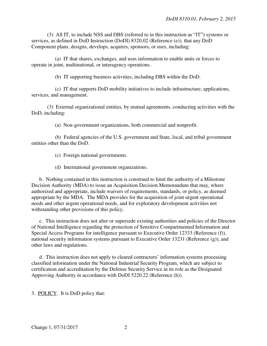 DoDI 8310.01 国防部信息技术标准.pdf_第2页