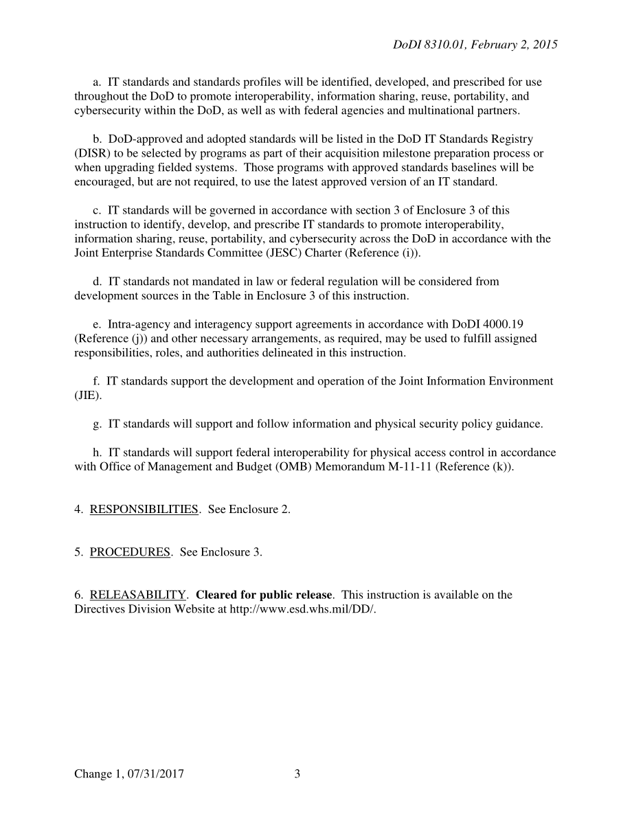 DoDI 8310.01 国防部信息技术标准.pdf_第3页