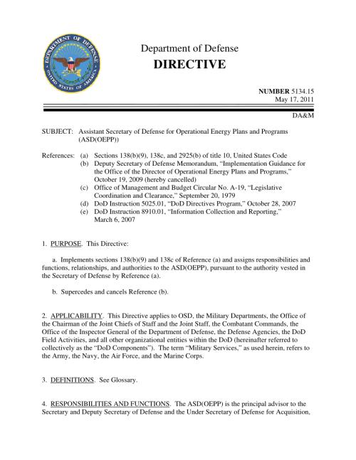 DoDD 5134.15 国防部运营能源计划和计划助理部长（ASD（OEPP））.pdf