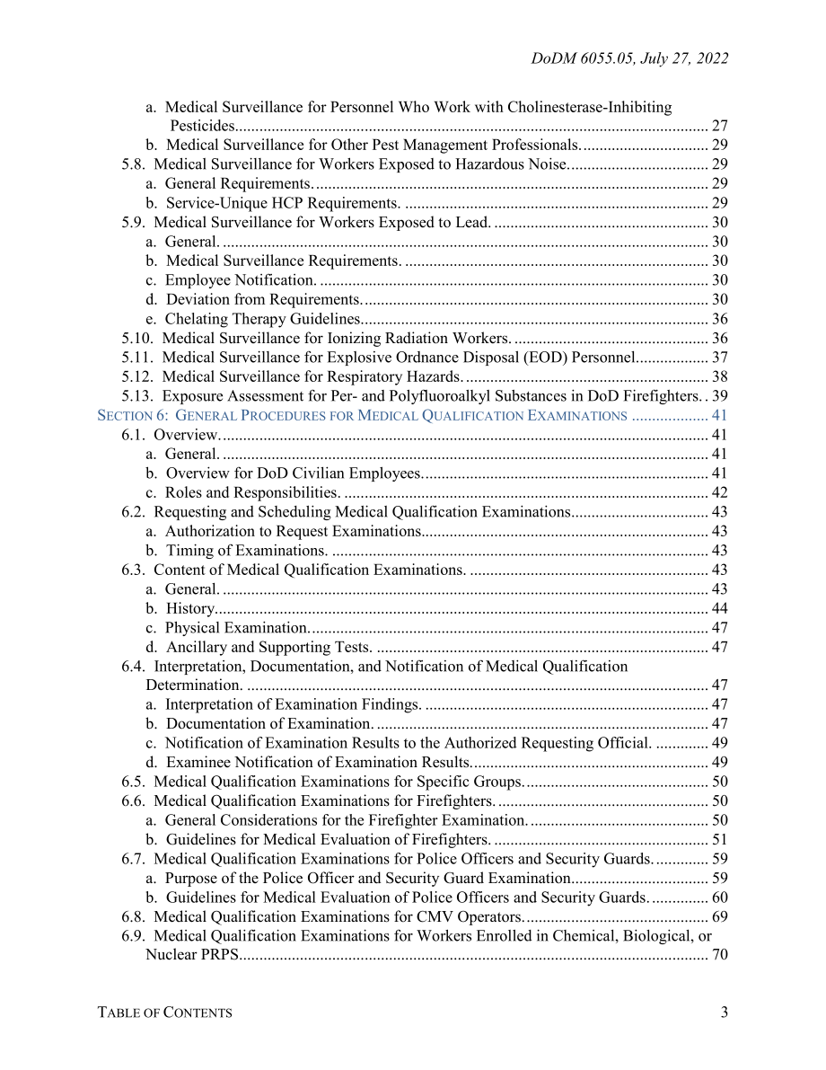DoDM 6055.05 职业医学检查：医学监督和医学资格.pdf_第3页